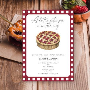 Invitation Un petit gâteau mignon est en route Baby Shower