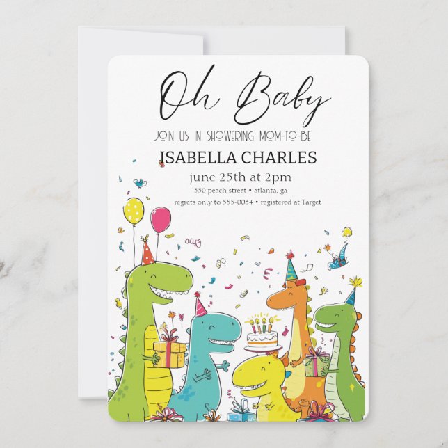 Invitation Un petit homme est en route (Devant)