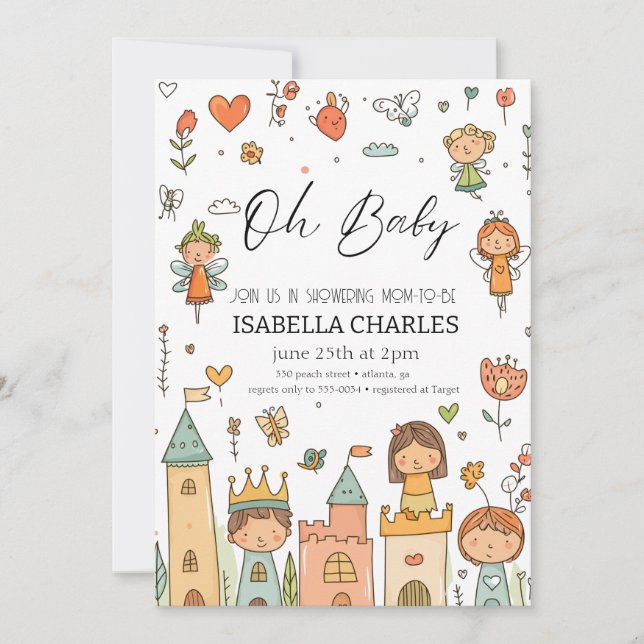 Invitation Un petit homme est en route (Devant)