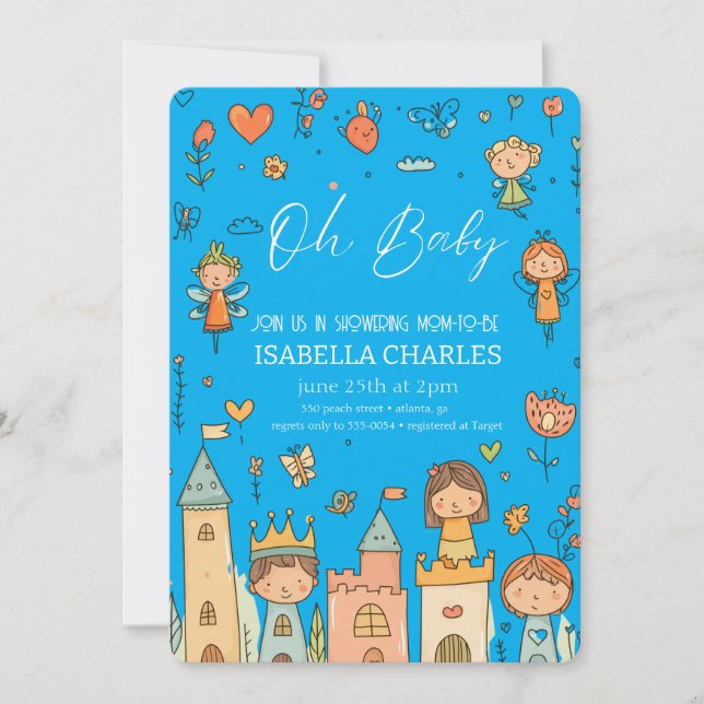 Invitation Un petit homme est en route (Devant)