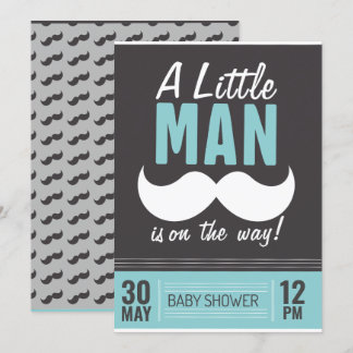 Invitation Un petit homme est en route