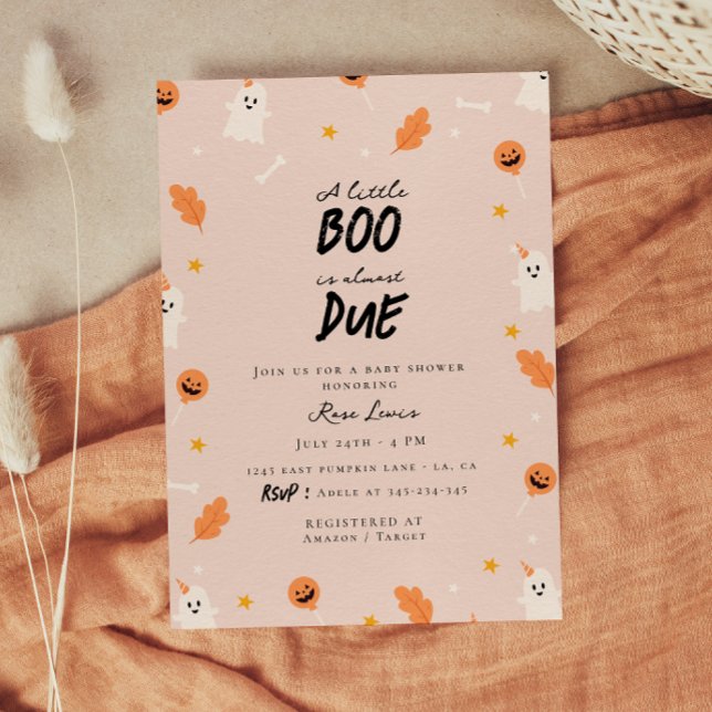 Invitation Un petit livre est presque à baby shower (Créateur téléchargé)