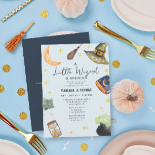 Invitation Un petit magicien brasser le garçon Baby shower d'