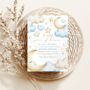 Invitation Un petit morceau de paradis est en route baby show