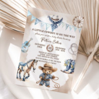 Un petit pays de cowboy Baby shower occidental sau