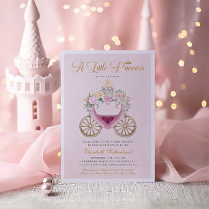 Invitation Un petit Prince est en chemin Baby shower fille