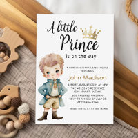 Un petit prince | Royal Blue and Gold Baby shower
