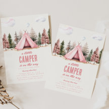 Un Petit Randonnée Camper Baby shower Camping