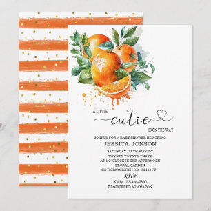 Invitation Un peu de gourmandise est en chemin baby shower