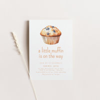 Un Peu De Muffin Est En Chemin Baby shower Invitat