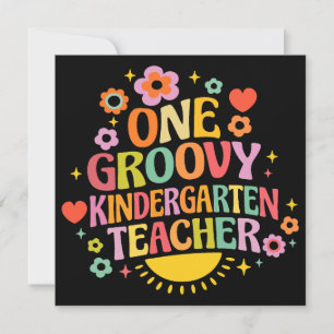 Invitation Un professeur d'école maternelle super