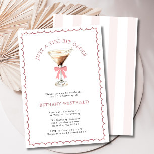 Invitation Un Tini Bit plus vieux Espresso Martini 50e annive