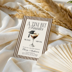 Invitation Un Tini Bit Smarter Espresso Martini Diplômé