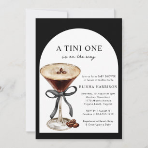 Invitation Un Tini sur le chemin du Baby shower