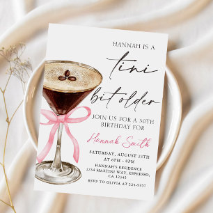 Invitation Un Tini Un Peu Plus Ancien Espresso Martini