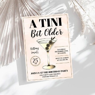 Invitation Un Tini Un Peu Plus Ancien Martini Cocktail Modern
