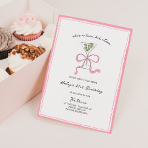 Invitation Un Tini Un Peu Plus Ancienne Main Quirky Dessinée