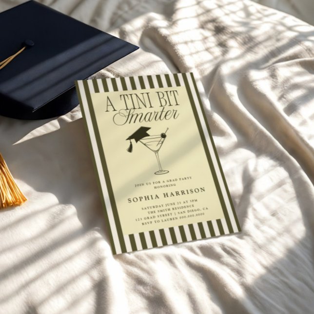 Invitation Un Tini Un Peu Plus Intelligent Graduation (Créateur téléchargé)