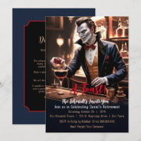 "Un toast de retraite, thème de soirée vampire hum