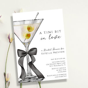 Invitation Un tout petit peu amoureuse Soirée de fiançailles
