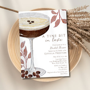 Invitation Un tout petit peu amoureux : Bridal Shower Espress