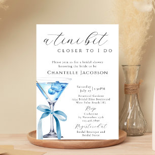 Invitation Un tout petit peu plus près je fais du Martini ble