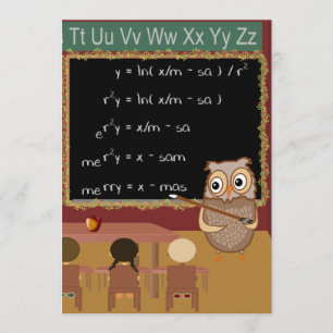 Invitation Un voeu de Noël mathématique