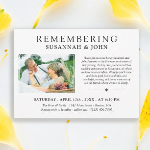 Invitation Une articulation minimaliste évoquant l'anniversai