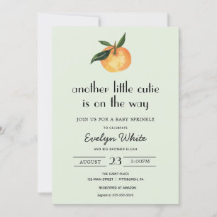 Invitation Une autre petite mignonne est sur le chemin Baby S
