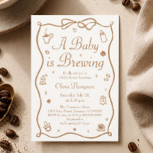 Une Baby Shower Café Un Bébé Est En Route