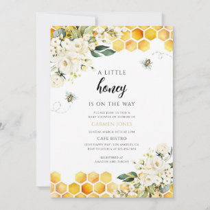 Invitation Une Baby Shower Petite Abeille à Miel