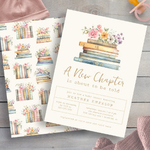 Invitation Une Baby Shower pour un Nouveau Chapitre