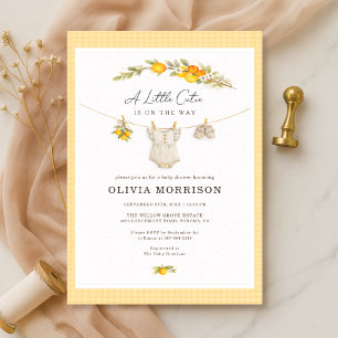 Invitation Une Baby Shower pour un Petit Bout de Chou avec du