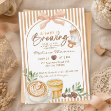 Une Baby Shower "Un Bébé Est En Train De Brasser" 