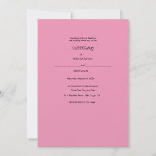 Invitation une couronne de fleur de papier sur un dos blanc