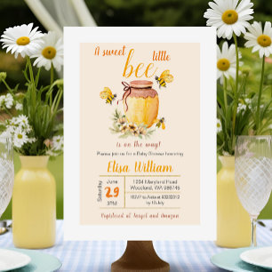 Invitation Une douce petite abeille est en route pour l'invit