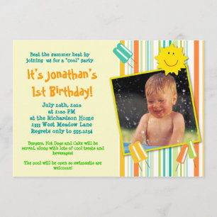 Invitation Une fête "Cool" !