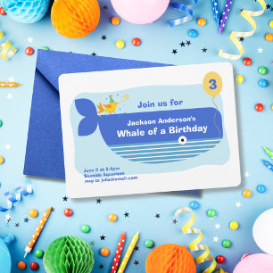 Invitation Une fête d'anniversaire de folie