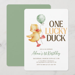 Invitation Une fête d'anniversaire minimaliste pour enfants C