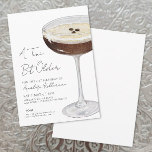 Invitation Une fête d'anniversaire pour adulte un tout petit 