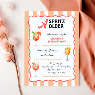 Invitation Une fête d'anniversaire Spritz pour tous les âges