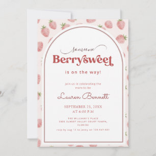 Invitation Une Fête de Bébé Très Fruitée pour Someone Berry S