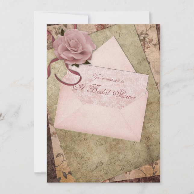 Invitation Une Fête de la mariée (Devant)