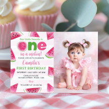 Une fête de premier anniversaire avec pastèque