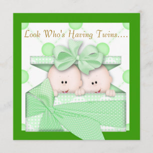 INVITATION UNE FILLE OU UN GARÇON D'INVITATION AU BABY SHOWER