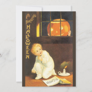 Invitation Une Halloween palpitante par Ellen Clapsaddle Part