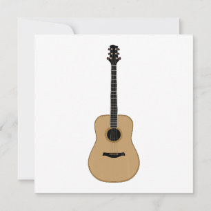 Invitation Une jolie guitare