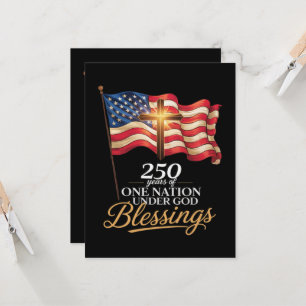 Invitation Une nation sous Dieu 250 ans de bénédictions