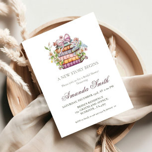 Invitation Une nouvelle Fête des mariées de livre de chapitre