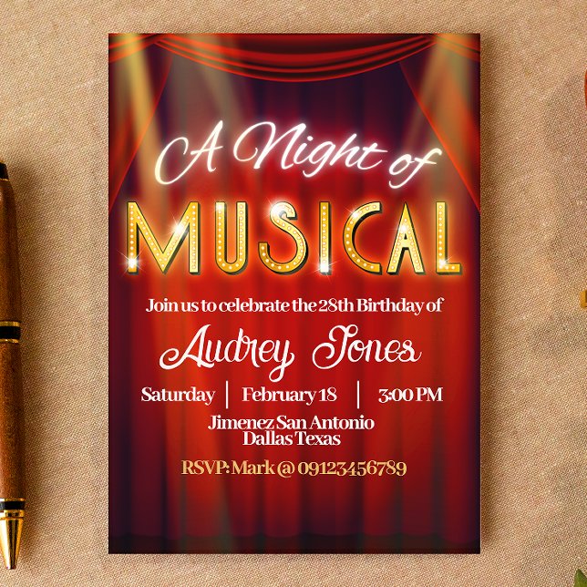 Invitation Une nuit sur l'invitation musicale (A Night on Musical Invitation - Broadway)